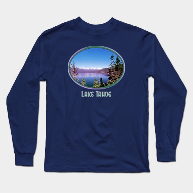 Lake Tahoe - California - Sierra Mountains Scenic Long Sleeve T-Shirt by jdunster